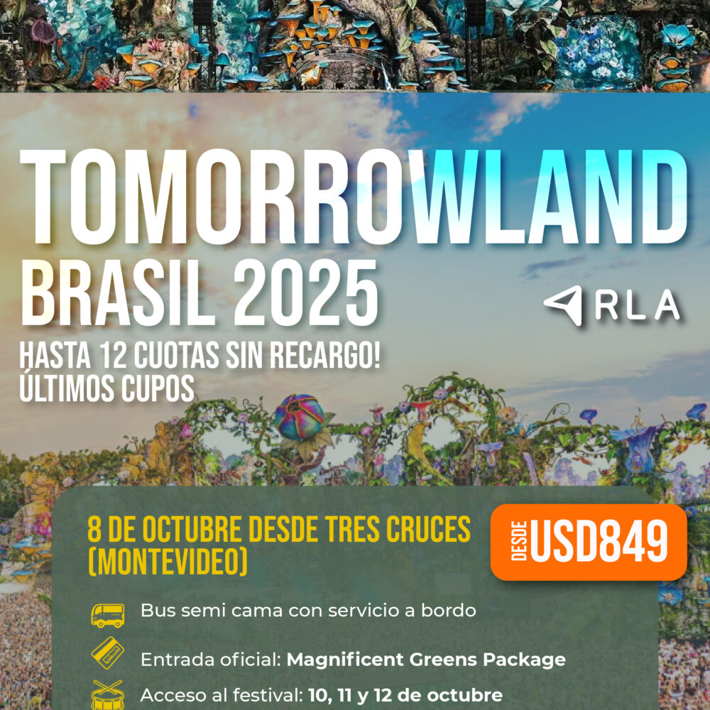 Tomorrowland Brasil 2025 con RLA Viajes