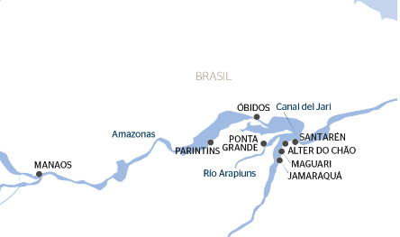La Amazonia Serena y el Río Tapajós (Brasil)